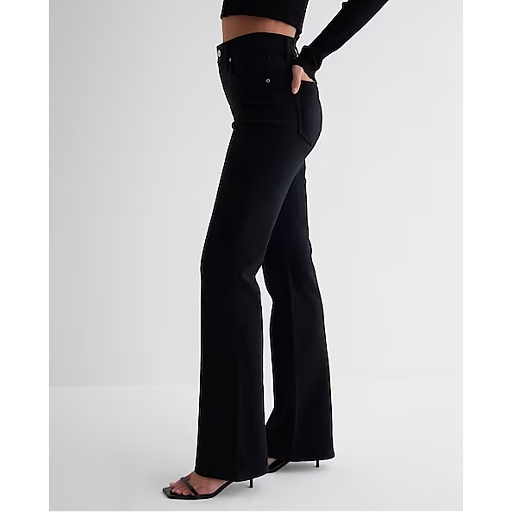 Ellen Tracy The Bootcut Twill Black Denim Jean Pants